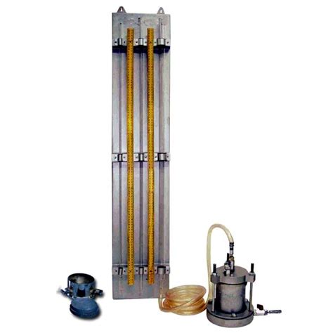 variable head permeability test apparatus|falling head method for permeability.